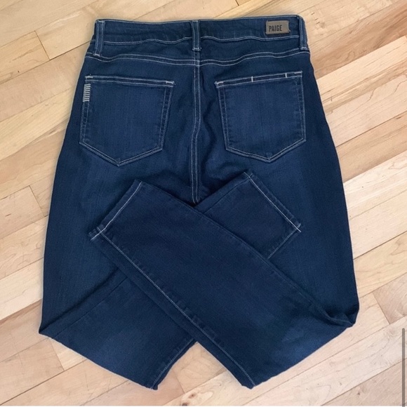 Paige Hoxton Ankle “Calani” Dark Wash Jeans - Picture 8 of 15